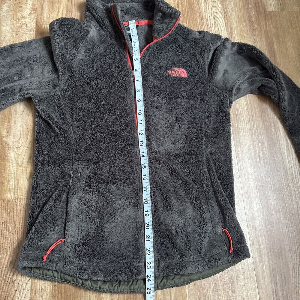 The North Face Osito Fleece Zip Up‎ Jacket Dark Khaki Green Women's Small - Picture 7 of 7